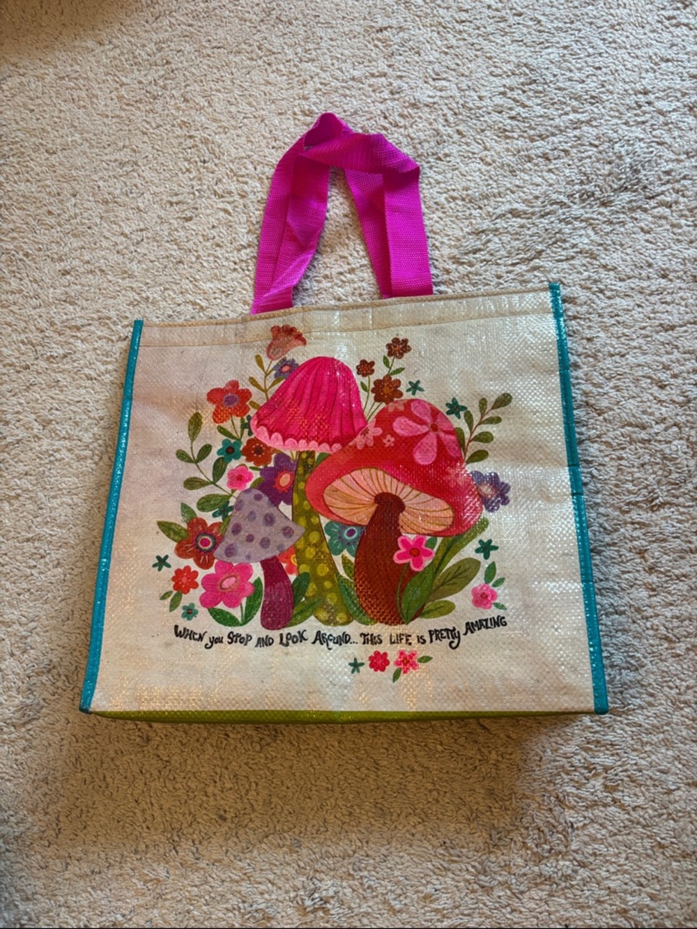 Natural Life "Something Good" insulated  tote